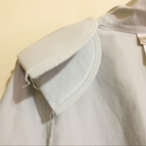 Coldwater Creek Vintage 80’s style lace light blue embroidered crochet crop. P/M - Picture 10 of 10